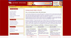 Desktop Screenshot of criminalcheck.globalchoices.co.uk