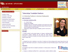 Tablet Screenshot of internships.globalchoices.co.uk
