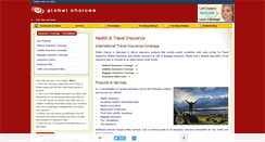 Desktop Screenshot of insurance.globalchoices.co.uk