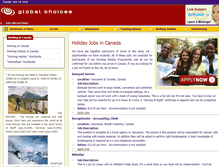Tablet Screenshot of holiday-jobs-canada.globalchoices.co.uk